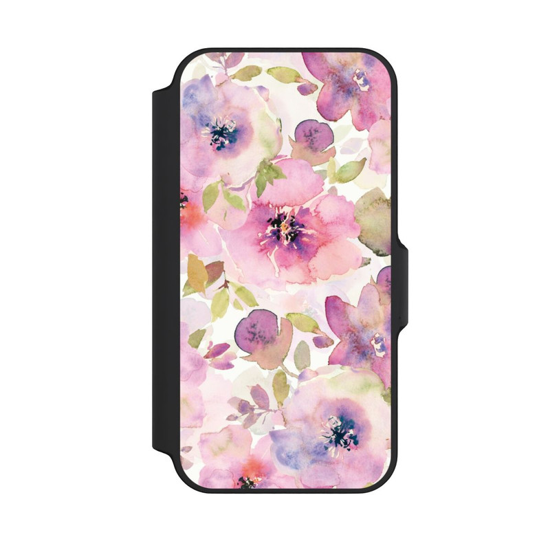iPhone 13 Mini NIVOflip Pink Flowers Wallpaper