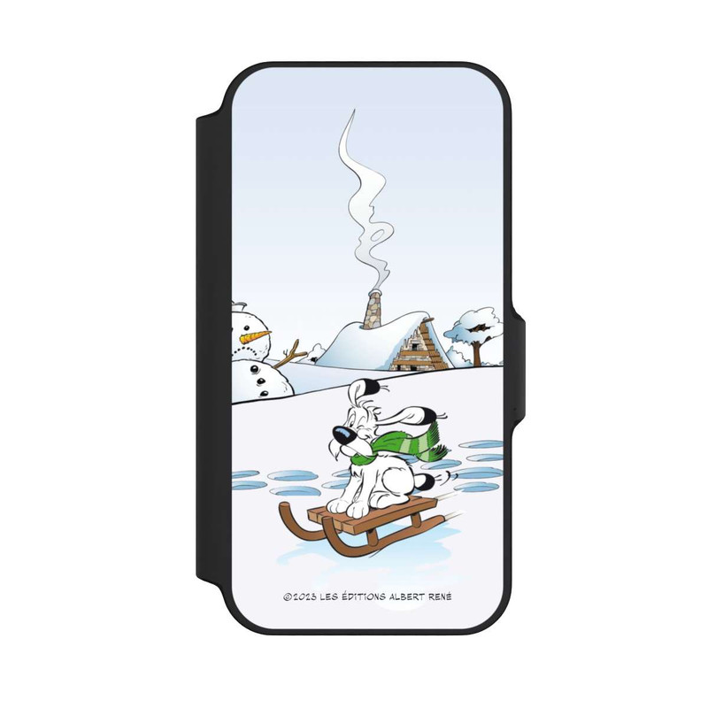 iPhone 13 Mini NIVOflip Idefix rides a sleigh