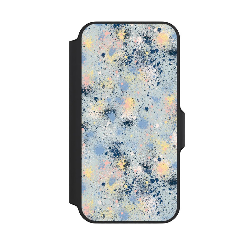 iPhone 13 Mini NIVOflip Ink Dripping Dust Texture Blue