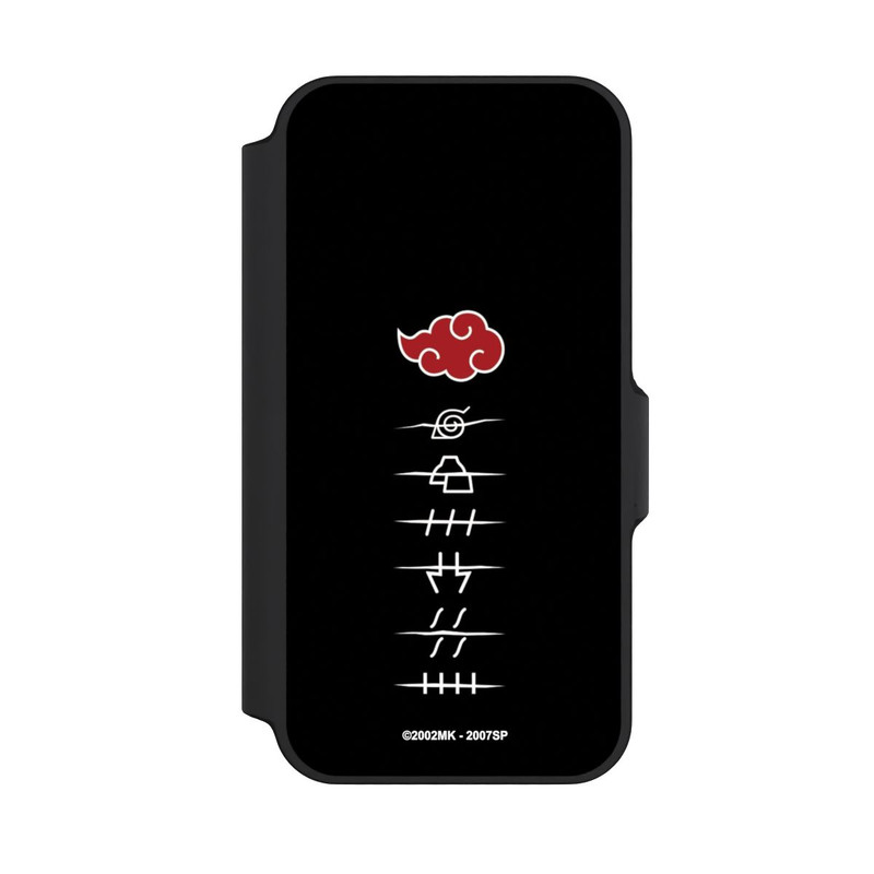 iPhone 13 Mini NIVOflip Akatsuki Mitgliedssymbole Schwarz