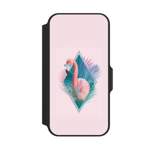 Apple iPhone 13 Mini NIVOflip Tropische Pflanzen Flamingo