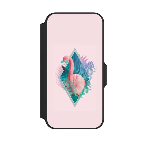 Apple iPhone 13 Mini NIVOflip Tropische Pflanzen Flamingo