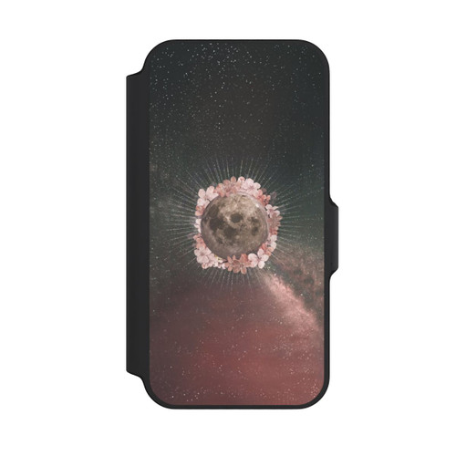 Apple iPhone 13 Mini NIVOflip Blumen und Mondlicht