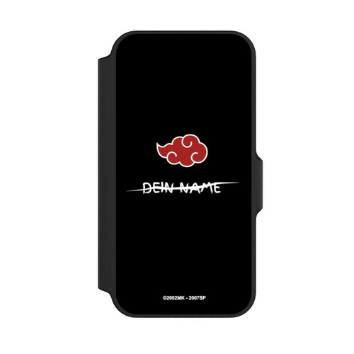Apple iPhone 13 Mini NIVOflip Akatsuki personalisierbar Schwarz