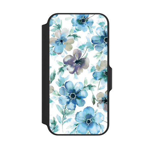 Apple iPhone 13 Mini NIVOflip Blaues Blumenmuster Trendy