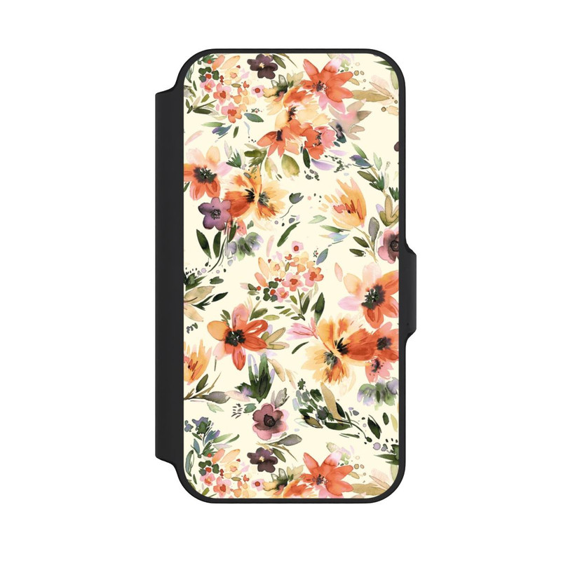 iPhone 13 Mini NIVOflip Summer Artistic Flowers Ivory