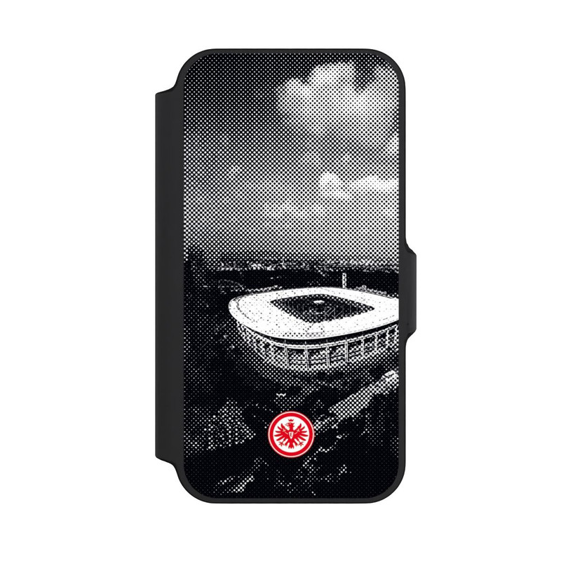 iPhone 13 Mini NIVOflip SGE Stadion Schwarz Weiß
