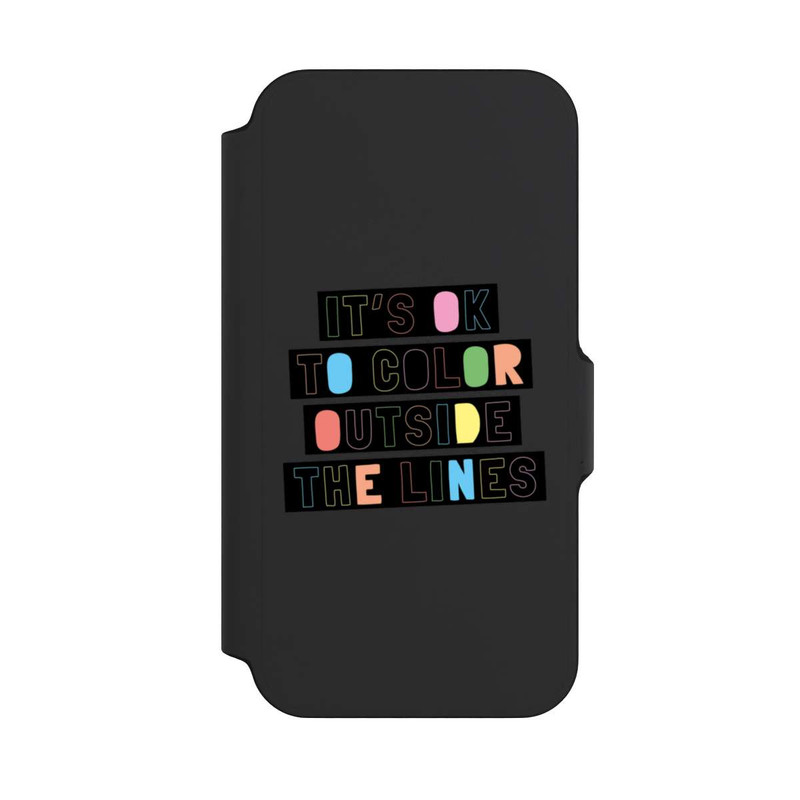 iPhone 13 Mini NIVOflip Color Outside The Line Transparent