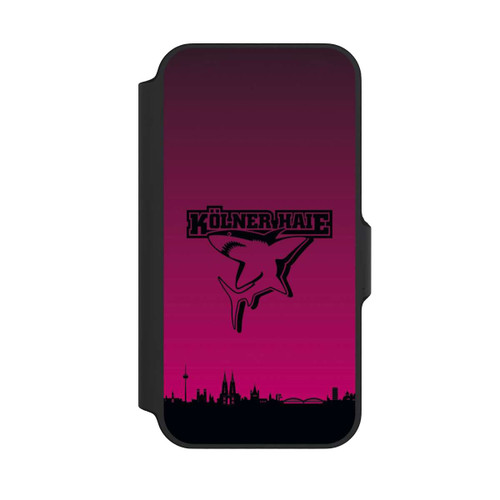 Apple iPhone 13 Mini NIVOflip Kölner Haie Skyline Pink