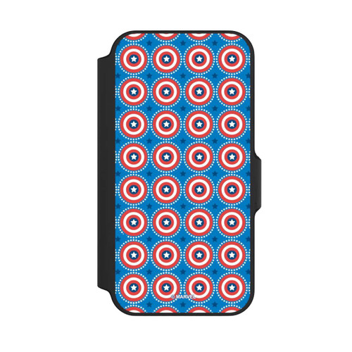 Apple iPhone 13 Mini NIVOflip Captain American Shield Pattern