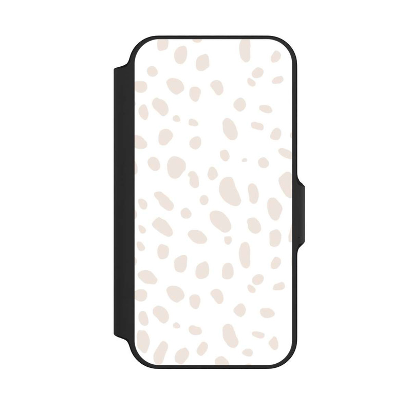 iPhone 13 Mini NIVOflip Tigermuster Beige Weiß 