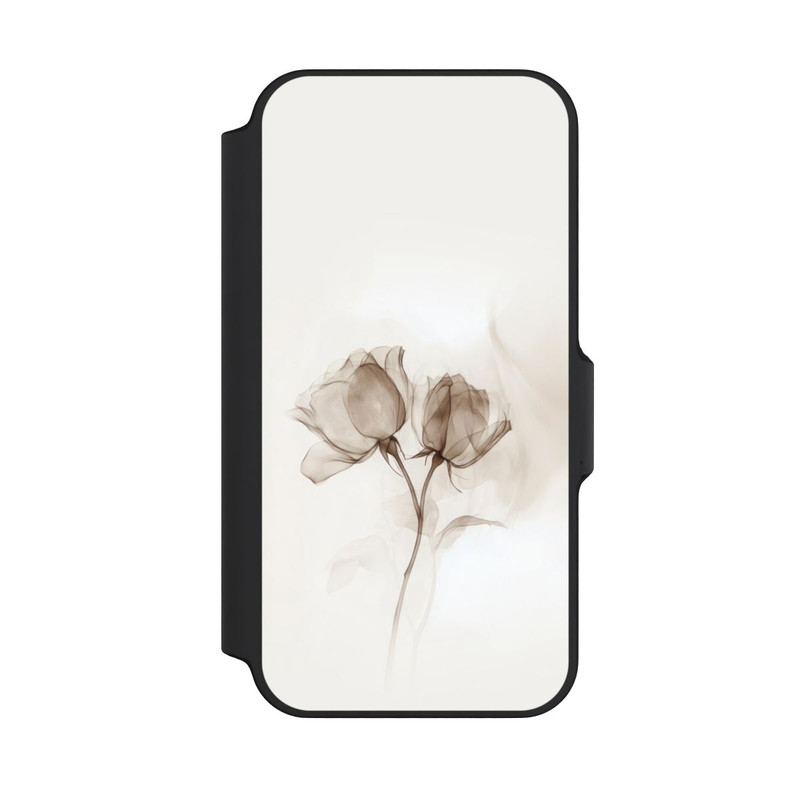 iPhone 13 Mini NIVOflip Braune Rose Blume Nebel