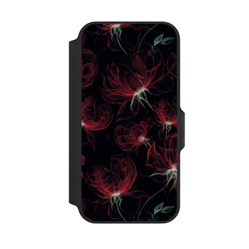 Apple iPhone 13 Mini NIVOflip Red Flowers Wallpaper