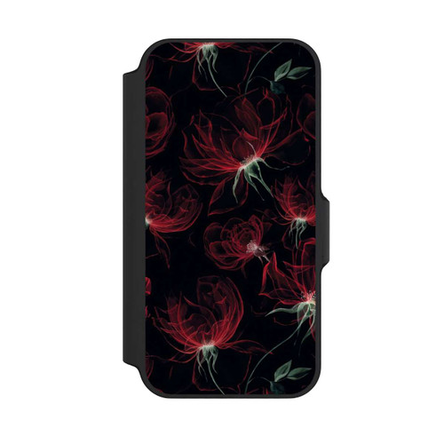 Apple iPhone 13 Mini NIVOflip Red Flowers Wallpaper