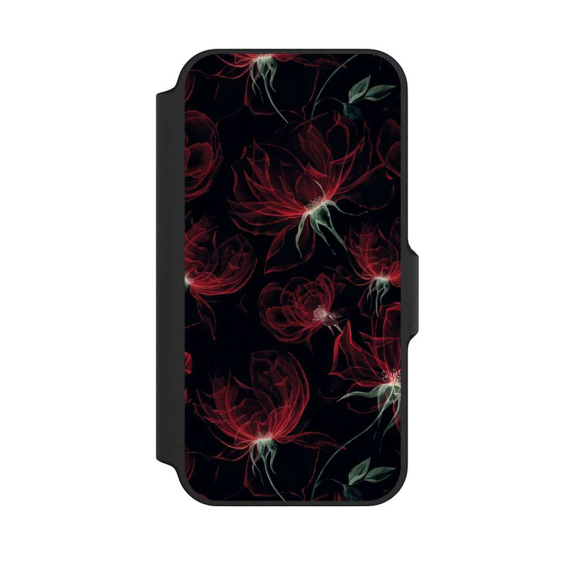 iPhone 13 Mini NIVOflip Red Flowers Wallpaper