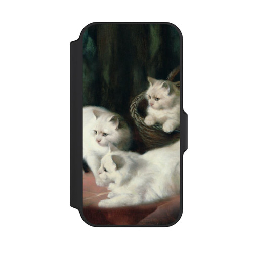 Apple iPhone 13 Mini NIVOflip Three White Angora Kittens