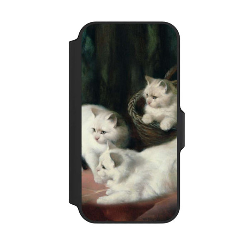 Apple iPhone 13 Mini NIVOflip Three White Angora Kittens
