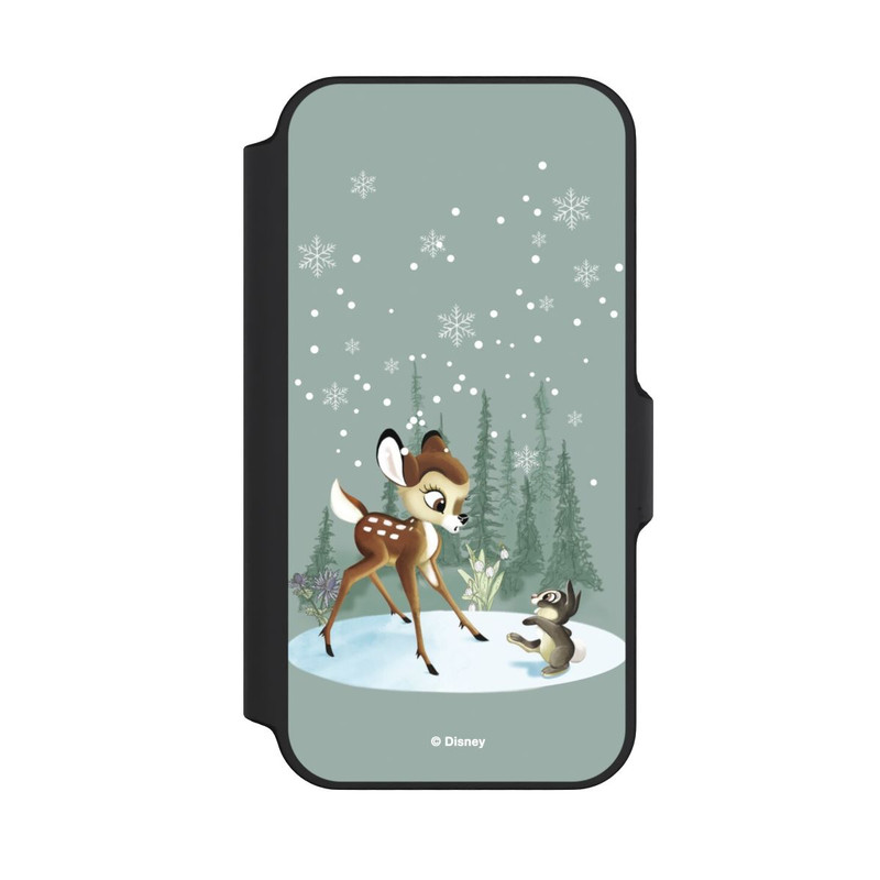 iPhone 13 Mini NIVOflip Bambi et Panpan Monde Hivernal