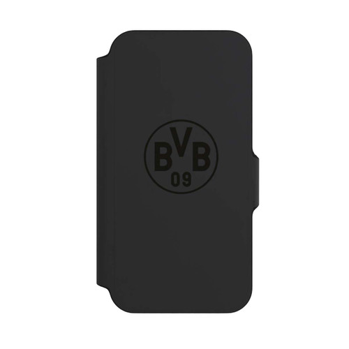 Apple iPhone 13 Mini NIVOflip BVB Logo Schwarz Transparent