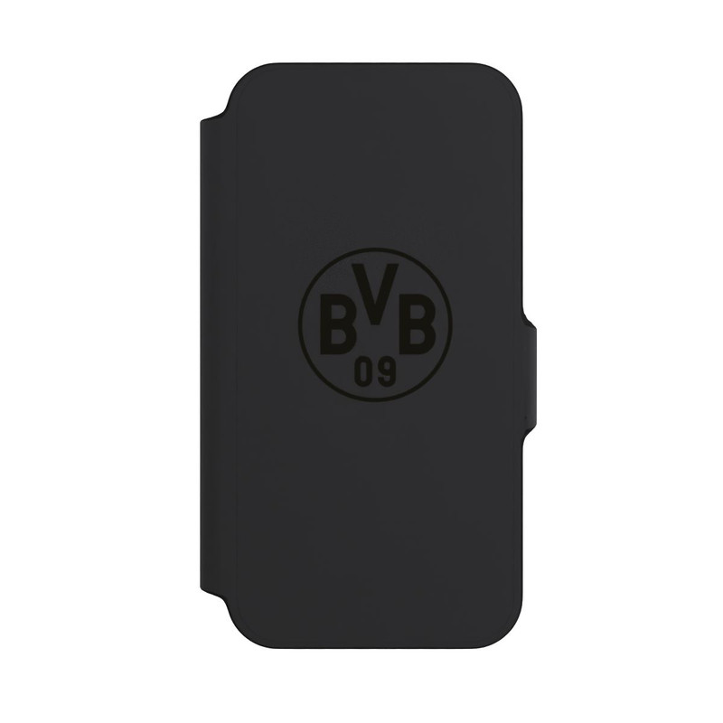 iPhone 13 Mini NIVOflip BVB Logo Schwarz Transparent