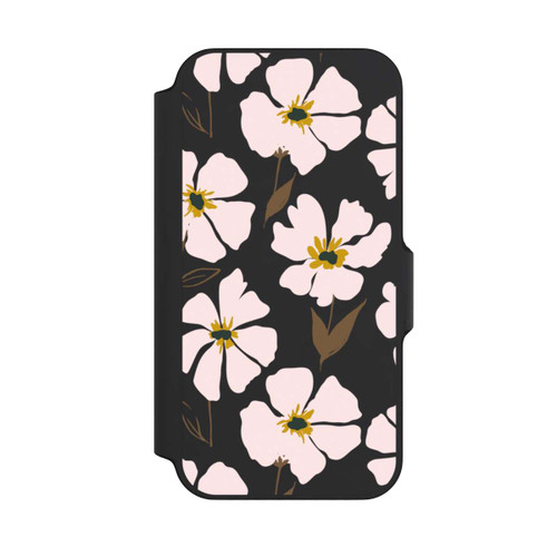Apple iPhone 13 Mini NIVOflip Simple Pastell Flowers Rose Transparent