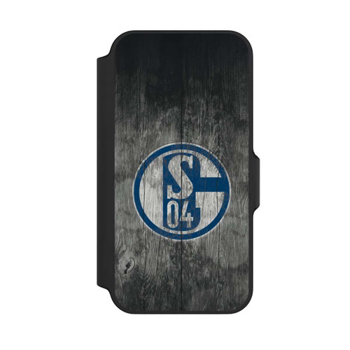 Apple iPhone 13 Mini NIVOflip Schalke 04 Holz Look