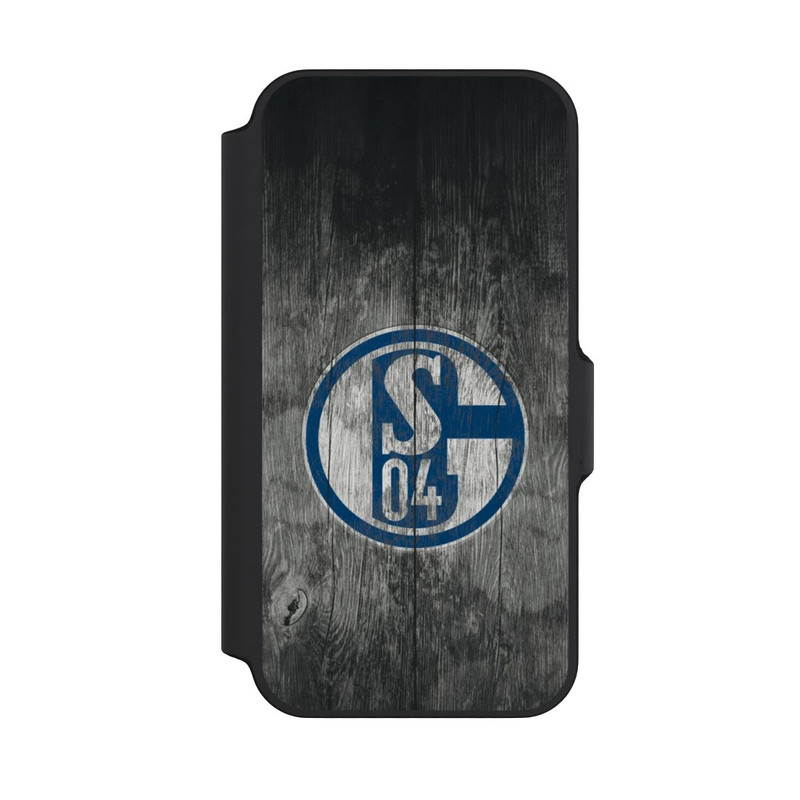 iPhone 13 Mini NIVOflip Schalke 04 Holz Look