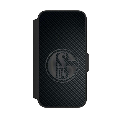 Apple iPhone 13 Mini NIVOflip Schalke 04 Carbon Look
