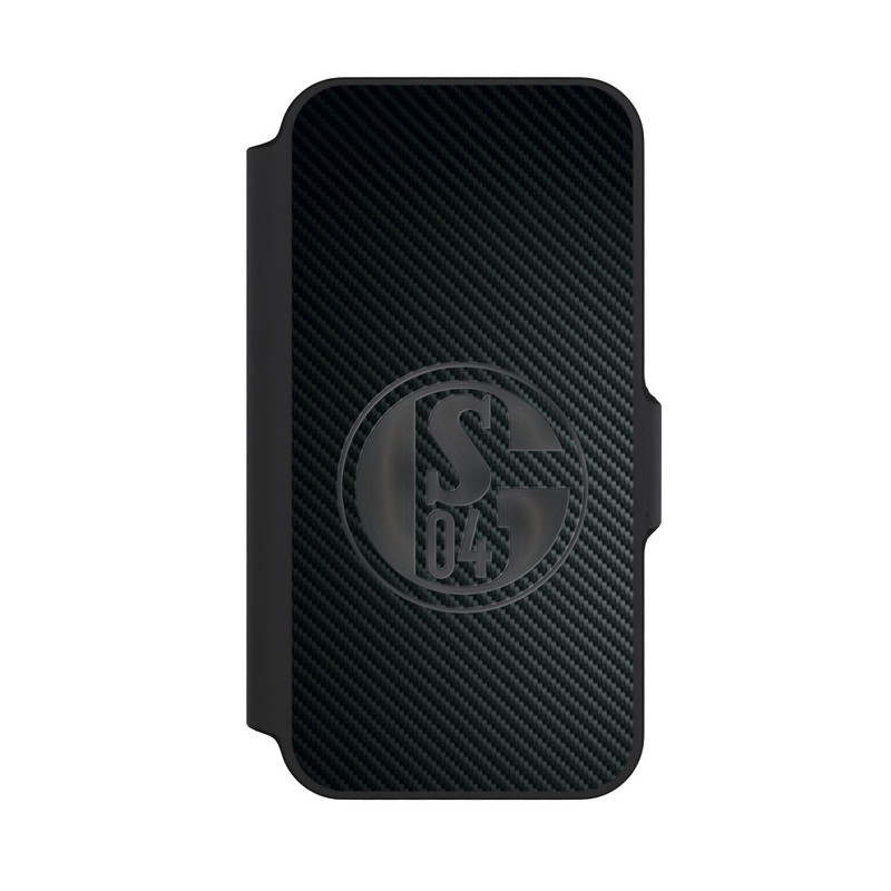 iPhone 13 Mini NIVOflip Schalke 04 Carbon Look