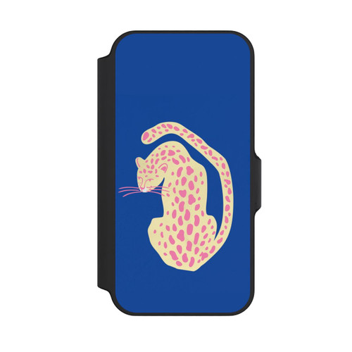 Apple iPhone 13 Mini NIVOflip Blue Pink Cat