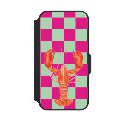 Apple iPhone 13 Mini NIVOflip Pink Checkers Lobster