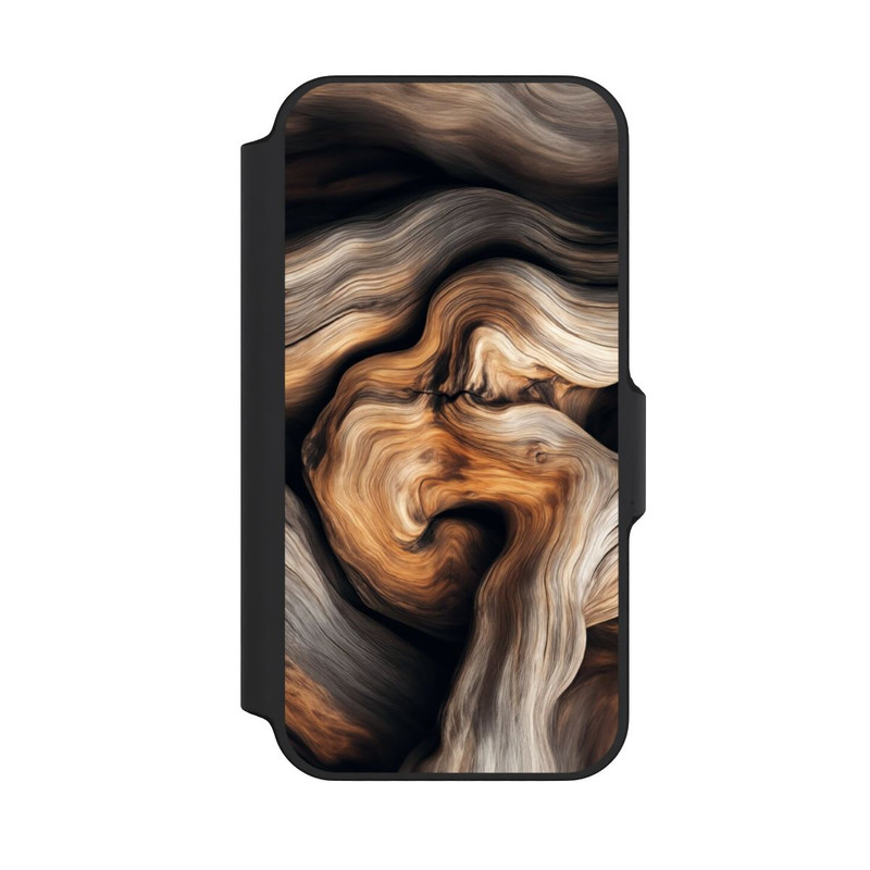 iPhone 13 Mini NIVOflip Rustic Wood avec IA