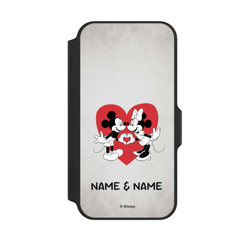 Apple iPhone 13 Mini NIVOflip Minnie und Micky Personalisierbar