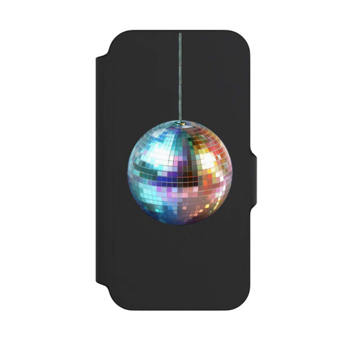 Apple iPhone 13 Mini NIVOflip Discokugel Party Blau Gold Transparent mit KI