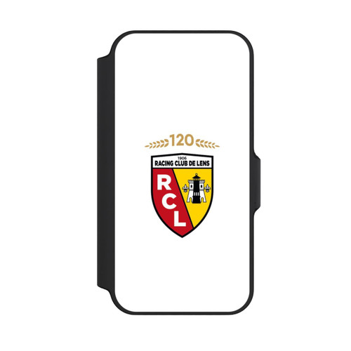 Apple iPhone 13 Mini NIVOflip RC Lens 120 Jahre Jubiläums Logo weiß