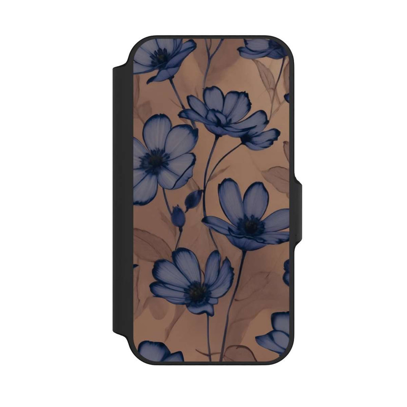 iPhone 13 Mini NIVOflip Flowers Negativ Pattern mit KI