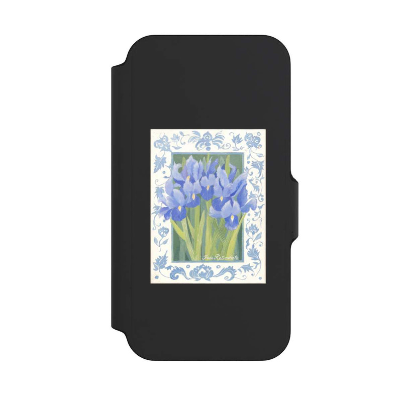 iPhone 13 Mini NIVOflip Blue Iris, by Jennifer Abbott