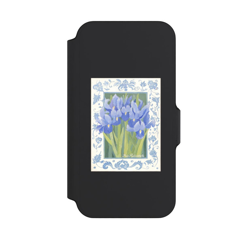 iPhone 13 Mini NIVOflip Blue Iris, by Jennifer Abbott