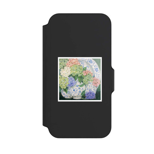 Apple iPhone 13 Mini NIVOflip Hydrangeas by Jennifer Abbott
