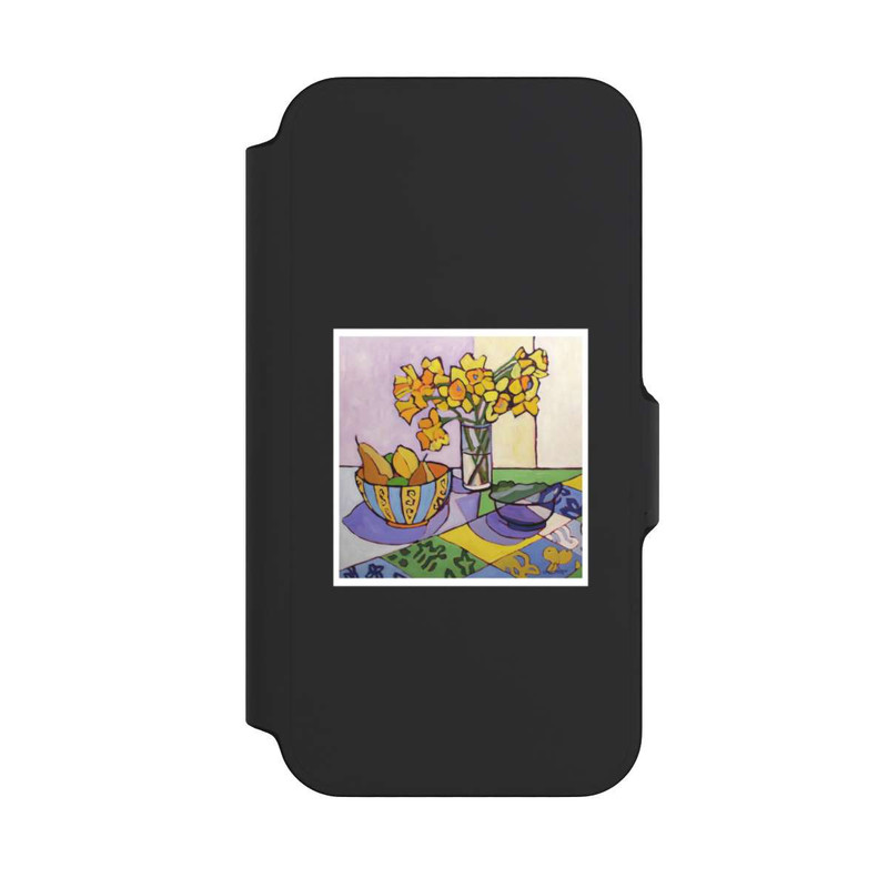 iPhone 13 Mini NIVOflip Daffodil Patchwork, 2023, by Catherine J Martzloff