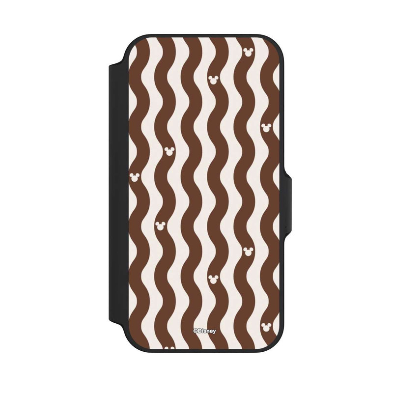 iPhone 13 Mini NIVOflip Micky Muster Braune Wellen
