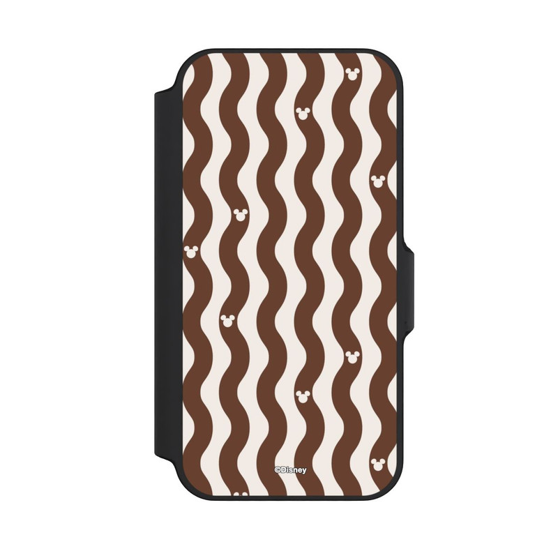 iPhone 13 Mini NIVOflip Micky Muster Braune Wellen