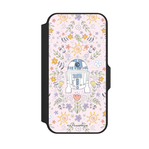 Apple iPhone 13 Mini NIVOflip R2D2 Blumen Muster
