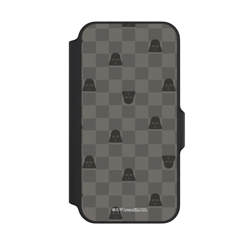 iPhone 13 Mini NIVOflip Darth Vader Schachbrettmuster Schwarz