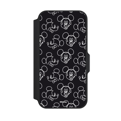 Apple iPhone 13 Mini NIVOflip Disney Mickey Muster Schwarz