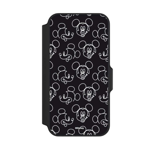 Apple iPhone 13 Mini NIVOflip Disney Mickey Muster Schwarz