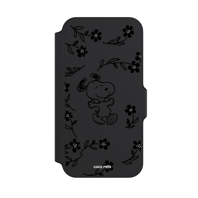 iPhone 13 Mini NIVOflip Snoopy und Flowers Transparent