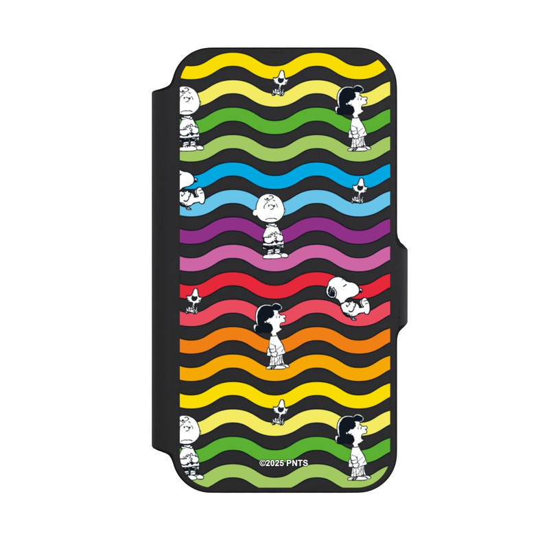 iPhone 13 Mini NIVOflip Snoopy Pattern Rainbow Transparent