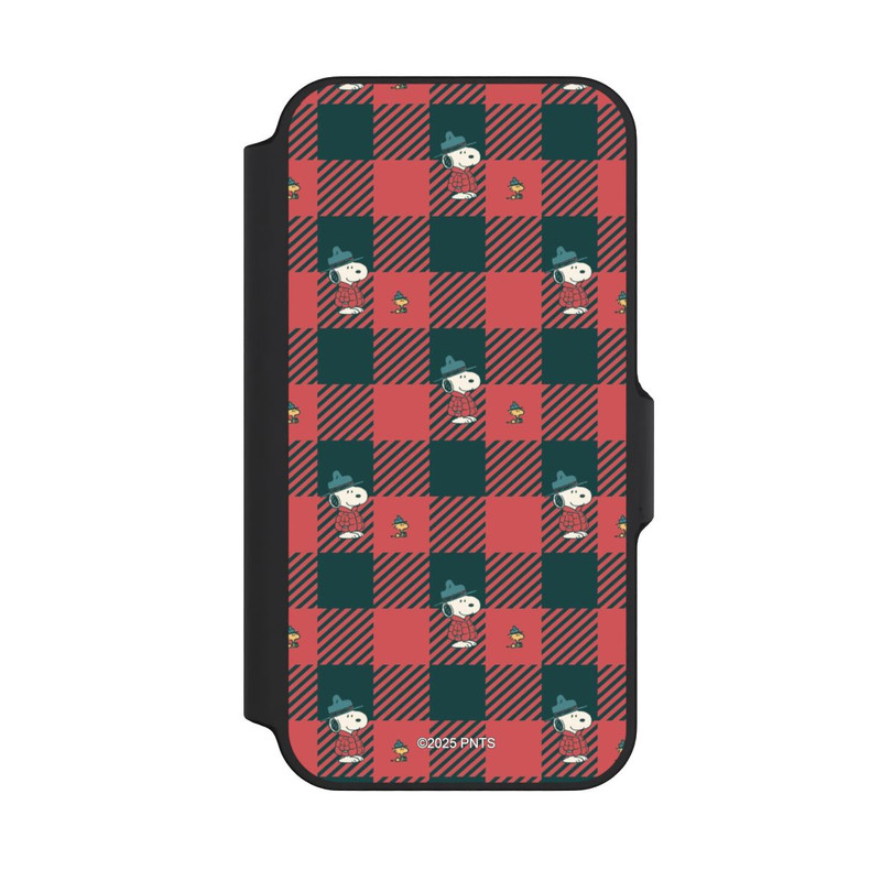 iPhone 13 Mini NIVOflip Peanuts Rot Schottenmuster