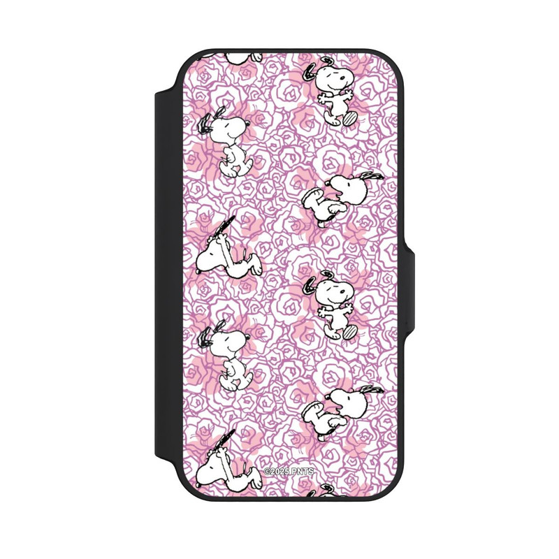 iPhone 13 Mini NIVOflip Peanuts Pink Roses Pattern